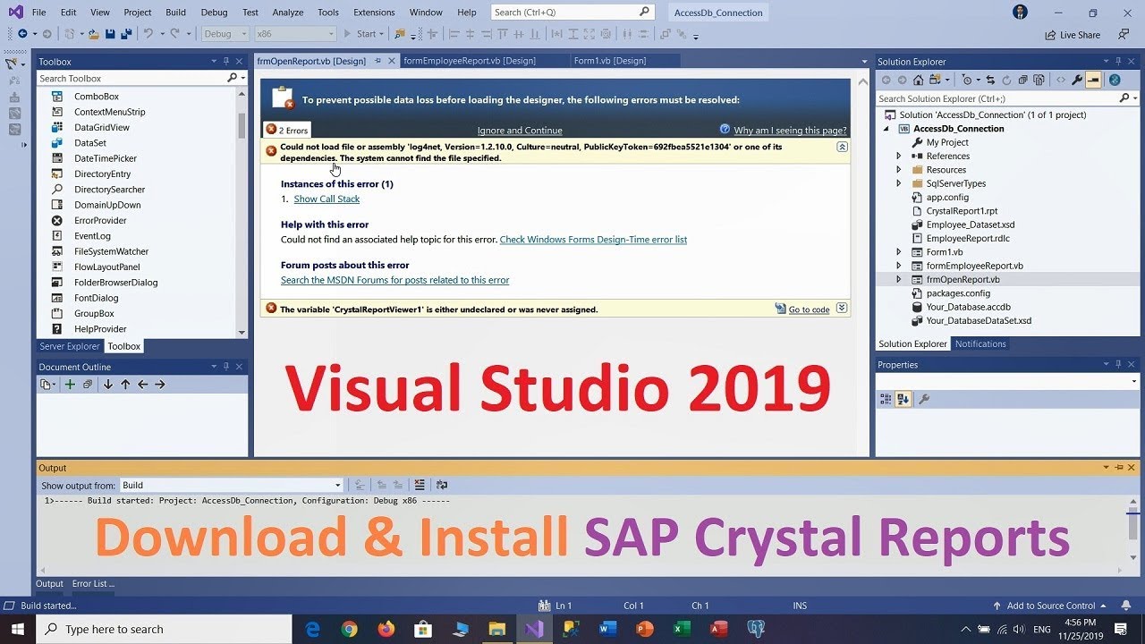 Free download crystal report viewer for visual studio 2015